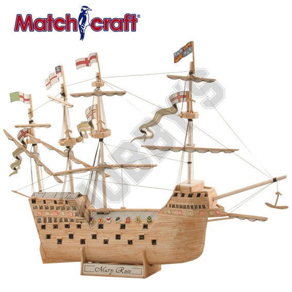 Matchcraft Mary Rose Matchstick Model