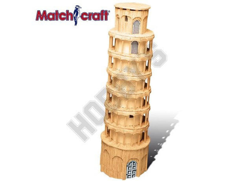 Matchcraft Tower of Pisa Matchstick Model