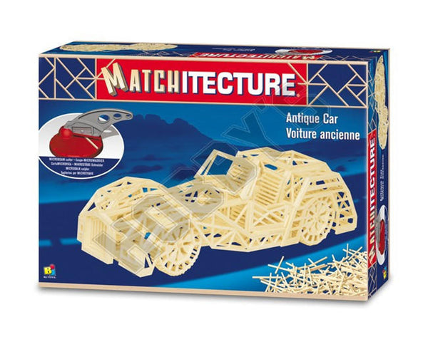 Matchitecture Antique Car Matchstick Model