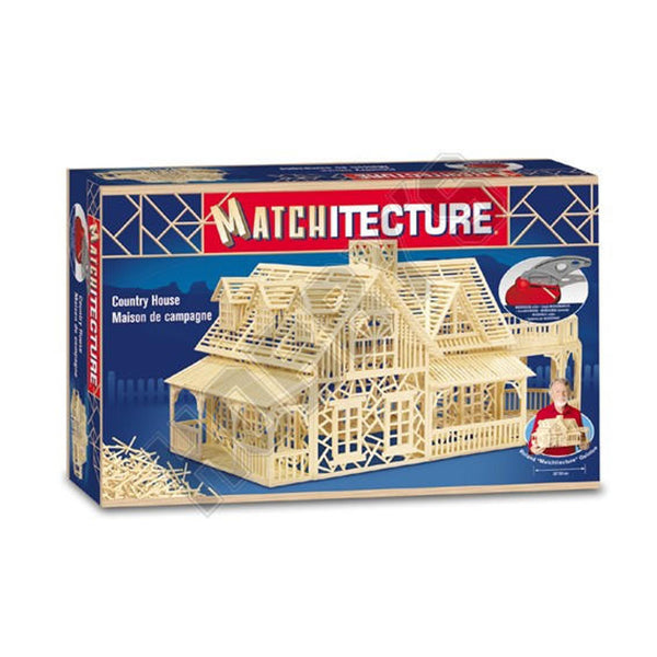 Matchitecture Country House Matchstick Model