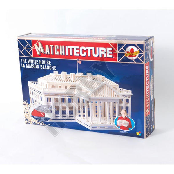 Matchitecture White House Matchstick Model