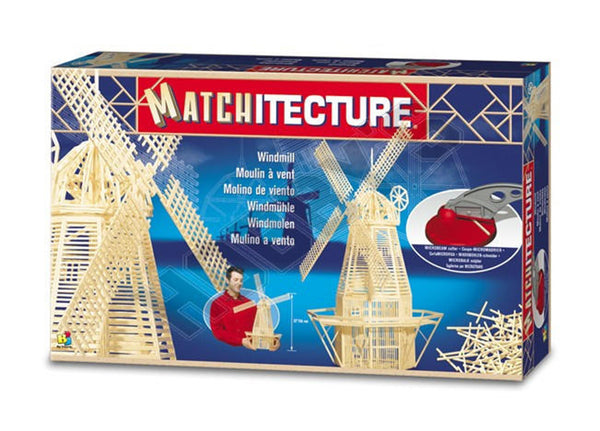 Matchitecture Windmill Matchstick Model