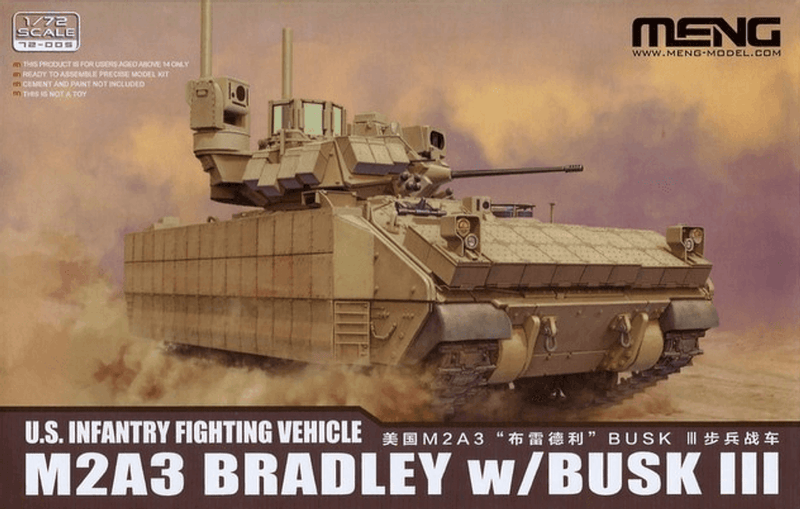 Meng Models 1/72 M2A3 Bradley with BUSK III