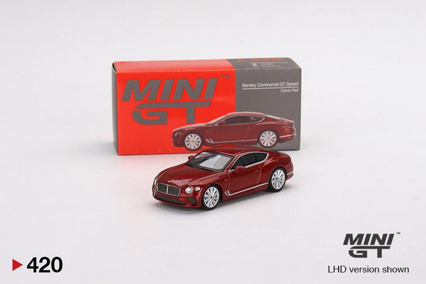 Mini GT 1/64 Bentley Continental GT Speed 2022 Candy Red