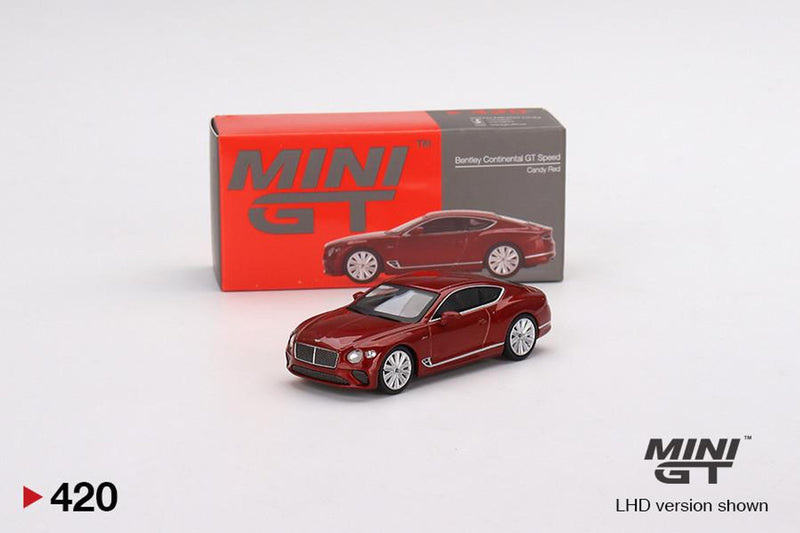 Mini GT 1/64 Bentley Continental GT Speed 2022 Candy Red