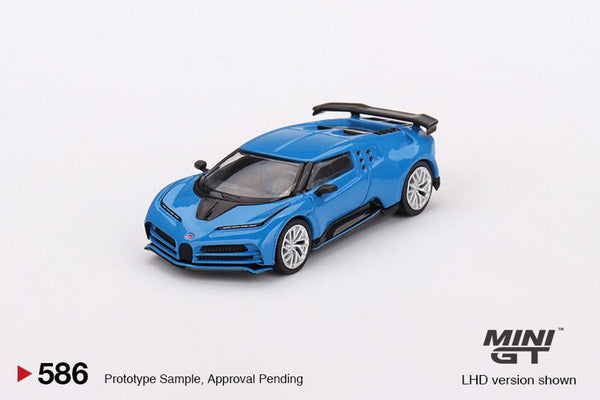 Mini GT 1/64 Bugatti Centodieci Blu Bugatti