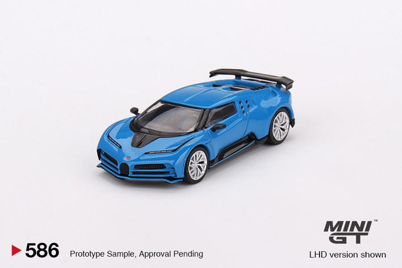Mini GT 1/64 Bugatti Centodieci Blu Bugatti