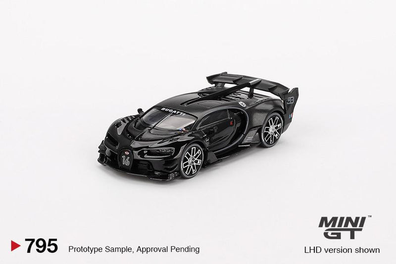 Mini GT 1/64 Bugatti Vision Gran Turismo Black (LHD)