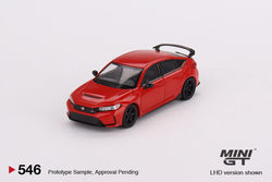 Mini GT 1/64 Honda Civic Type R Rallye Red 2023 W/ Advan GT Wheel