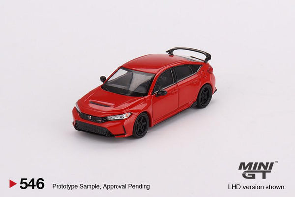 Mini GT 1/64 Honda Civic Type R Rallye Red 2023 W/ Advan GT Wheel