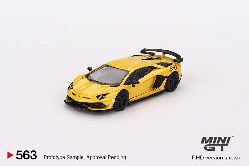 Mini GT 1/64 Lamborghini Aventador SVJ Giallo Orion (RHD)