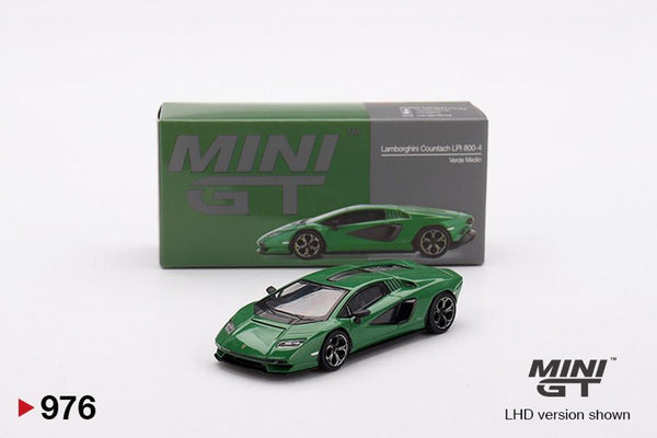 Mini GT 1/64 Lamborghini Countach LPI 800-4 Verde Medio