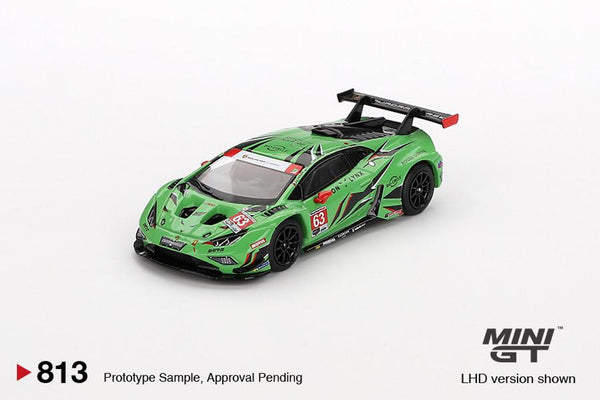 Mini GT 1/64 Lamborghini Huracan GT3 Evo2 No.63 Iron Lynx Imsa 2023