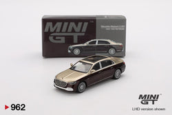 Mini GT 1/64 Mercedes-Maybach S 680 Gold / Dark Red Metallic