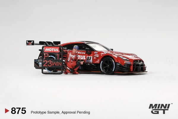 Mini GT 1/64 Nissan GT-R Nismo No.23 Motul Autech 2021 Super GT Series (w/figure)