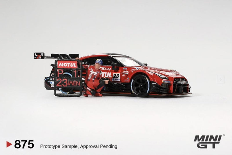 Mini GT 1/64 Nissan GT-R Nismo No.23 Motul Autech 2021 Super GT Series (w/figure)
