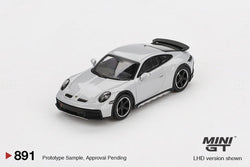 Mini GT 1/64 Porsche 911 Dakar Ice Grey Metallic (RHD)