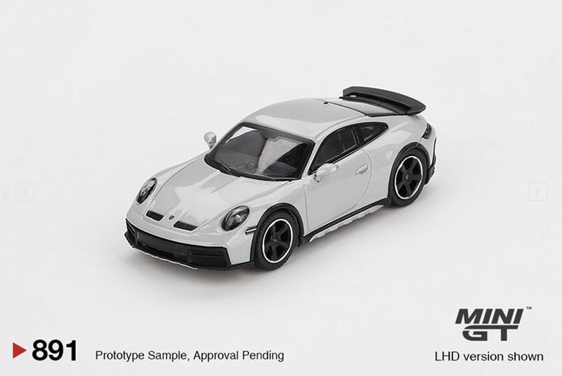 Mini GT 1/64 Porsche 911 Dakar Ice Grey Metallic (RHD)