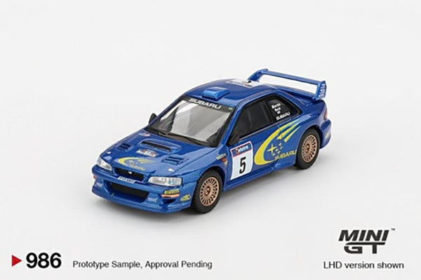 Mini GT 1/64 Subaru Impreza WRC99 1999 Rally Australia Winner No.5 Exclusive