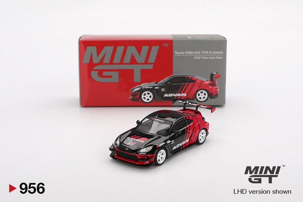 Mini GT 1/64 Toyota GR86 HKS Type R Advan 2022 Tokyo Auto Salon