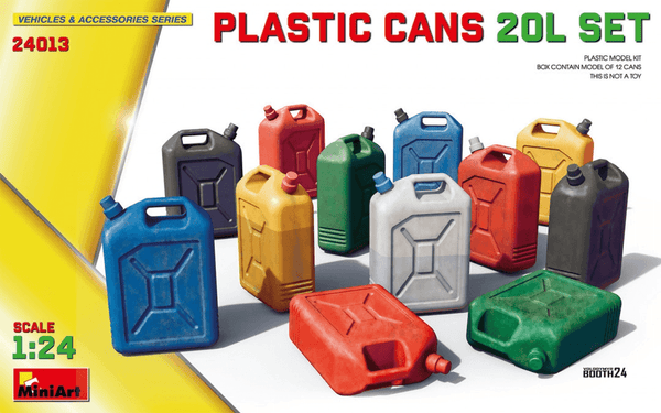 MiniArt 1/24 Modern Plastic Cans 20l
