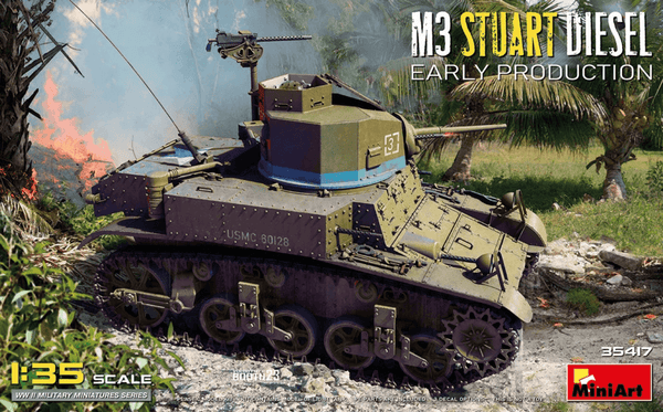 MiniArt 1/35 M3 Stuart Diesel Early Production