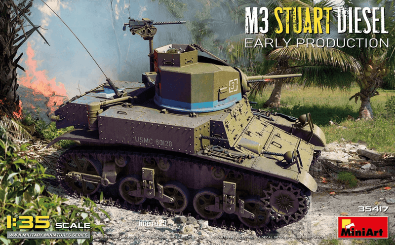MiniArt 1/35 M3 Stuart Diesel Early Production