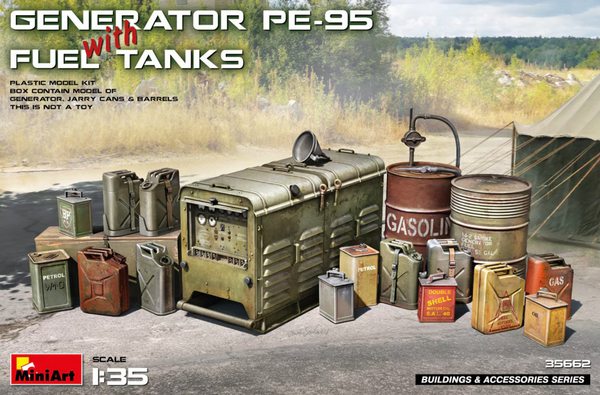 MiniArt 1/35 US Generator PE-95 with Fuel Tanks