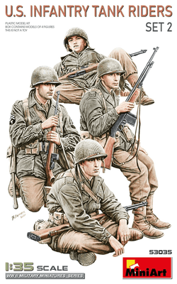 MiniArt 1/35 US Infantry Tank Riders Set 2