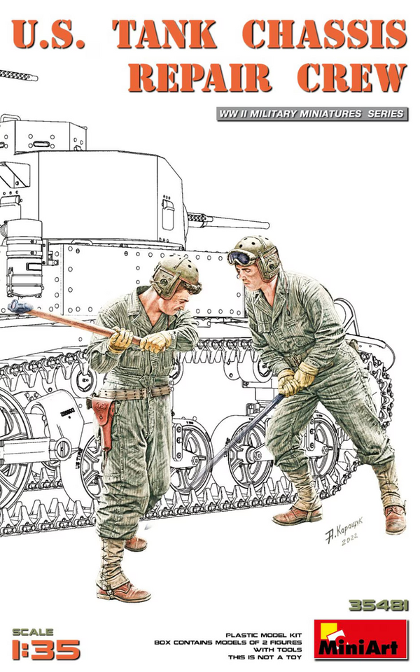 MiniArt 1/35 US Tank Chassis Repair Crew