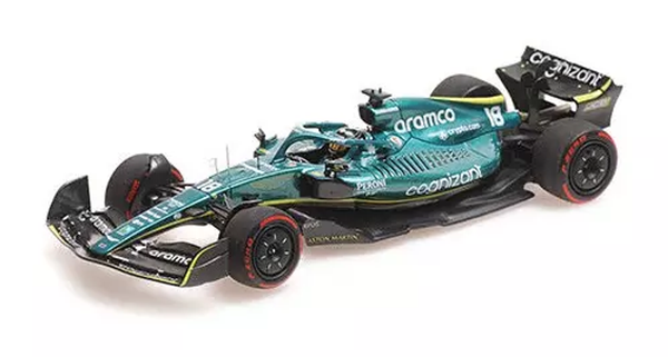 Minichamps 1/43 Aston Martin Mercedes AMR22 F1 Grand Prix de Bahrain 2022 - 18 Lance Stroll