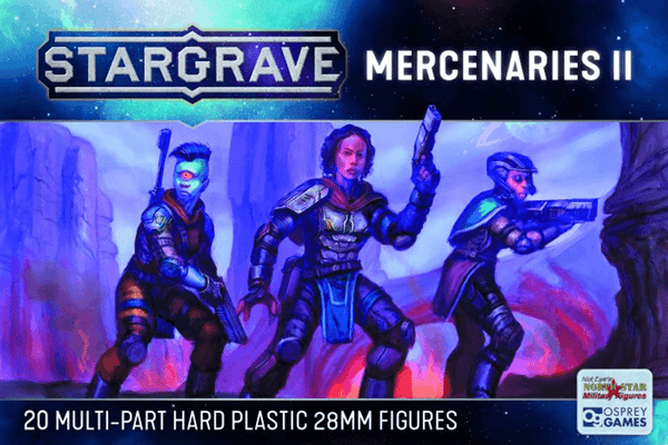 North Star 28mm Stargrave - Mercenaries Set 2