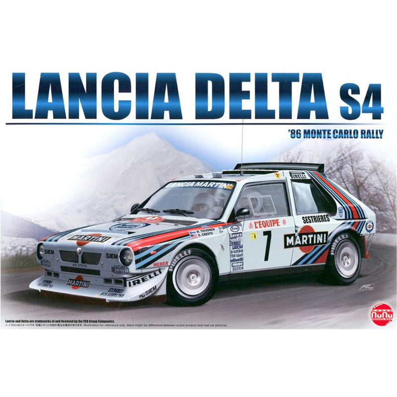 NuNu 1/24 Lancia Delta S4 Martini Montecarlo 1986 Model Kit