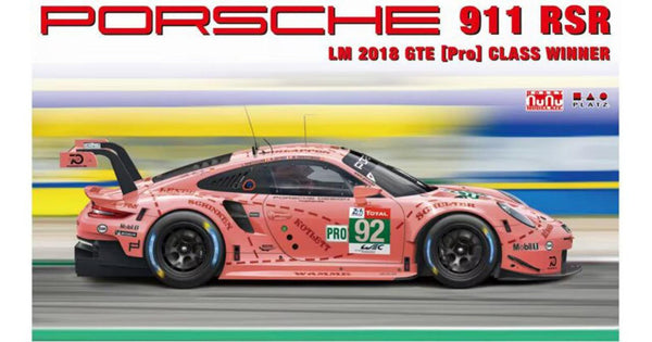 NuNu 1/24 Porsche 911 992 LM 18 Pink Pig Model Kit