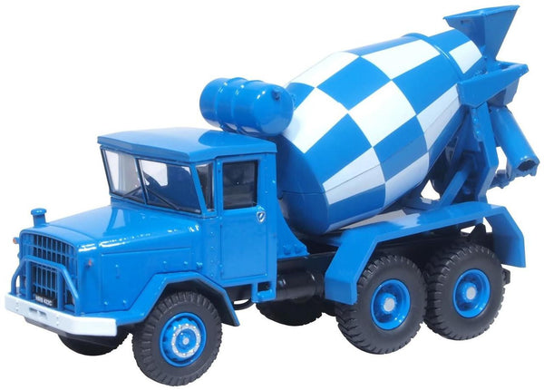 Oxford Diecast 1/76 AEC 690 Cement Mixer Blue Diecast Model