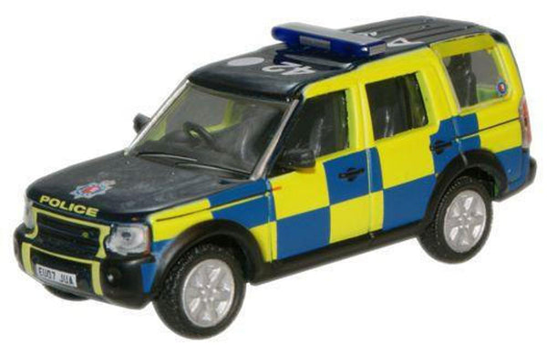 Oxford Diecast 1/76 Police Land Rover Diecast Model