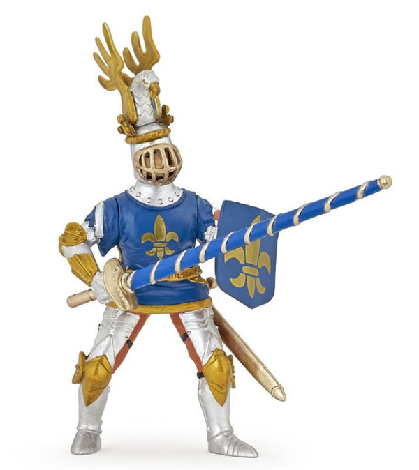 Papo Toys Blue Fleur de Lys Knight