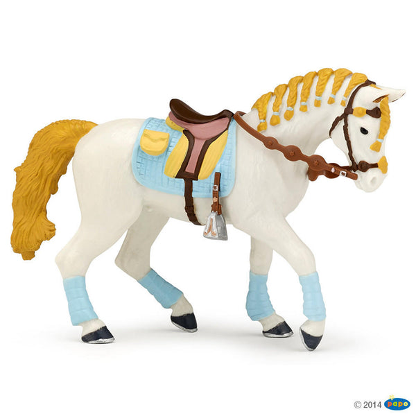 Papo Toys Trendy Riding Woman's Horse (blue)
