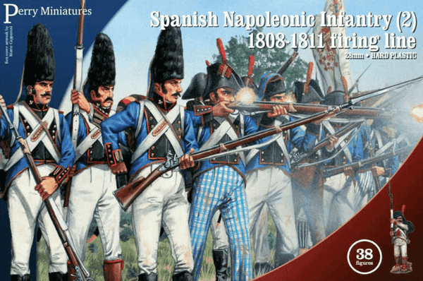 Perry Miniatures 28mm Napoleonic Spanish Infantry 1808-1811 - Set 2 - Firing Line