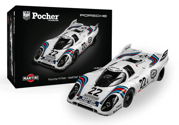 Pocher 1/8 Porsche 917KH Martini Edition - Le Mans Winner 1971