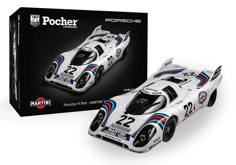 Pocher 1/8 Porsche 917KH Martini Edition - Le Mans Winner 1971