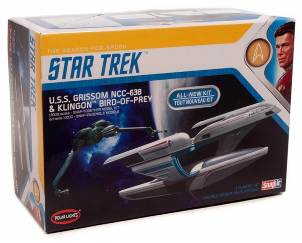 Polar Lights 1/1000 Star Trek USS Grissom NCC-638 & Klingon Bird of Prey