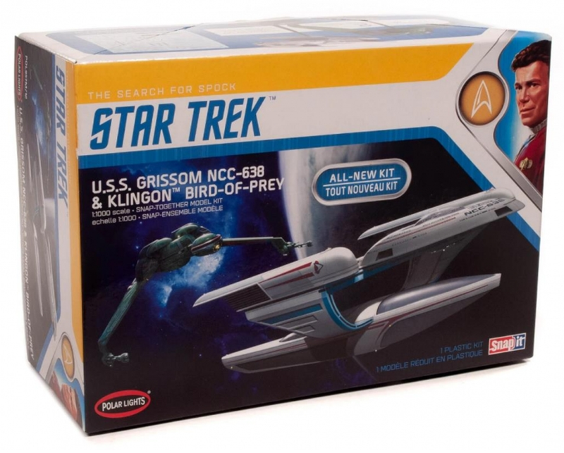 Polar Lights 1/1000 Star Trek USS Grissom NCC-638 & Klingon Bird of Prey
