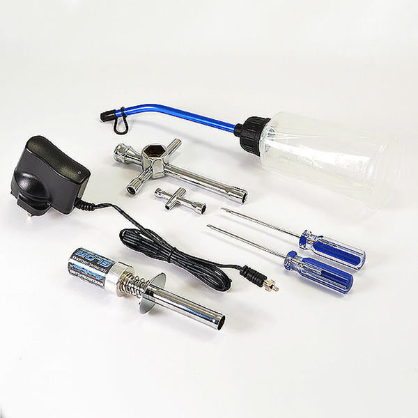 Fastrax Nitro Starter Set( UK Plug) With 3000Mah Glow Starter