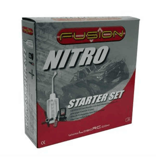 Logic RC Fusion Nitro Starter Set (UK Plug) with 1800mAh Glow Starter
