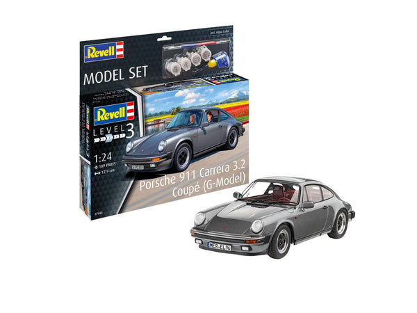Revell 1/24 Porsche 911 Carrera 3.2 Coup¨¦ (G-Model) Starter Set