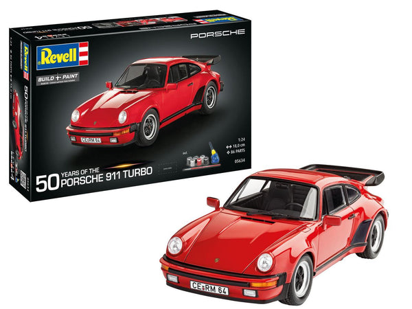 Revell 1/24 Porsche 911 Turbo 50th Anniversary Gift Set