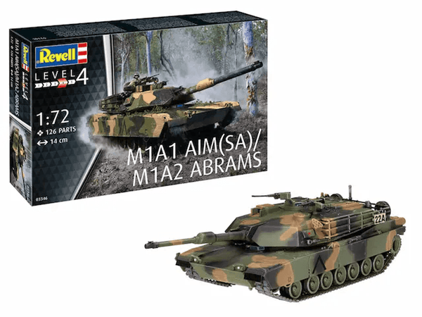 Revell 1/72 M1A1 AIM(SA)- M1A2 Abrams US Army