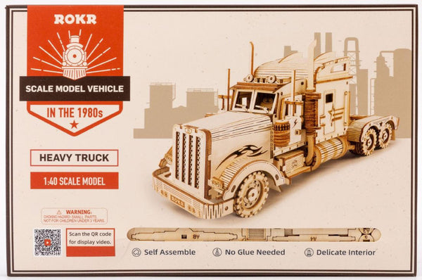 Rokr Heavy Truck 3D Wooden Kit