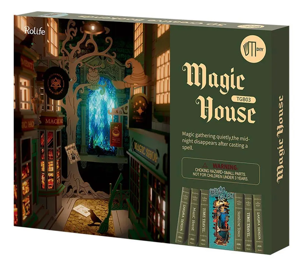 Rolife Magic House 3D Creative Bookend